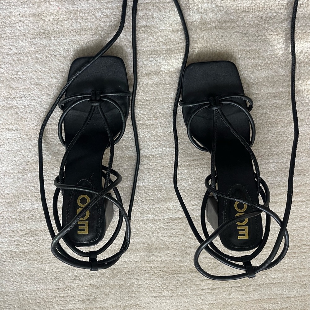 Ego Strap Wrap Up Heels - image 2